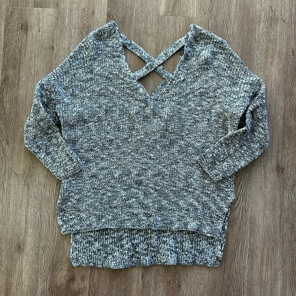 Express Crossback V-Neck Sweater